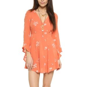Free people jasmine embroidered dress size XS